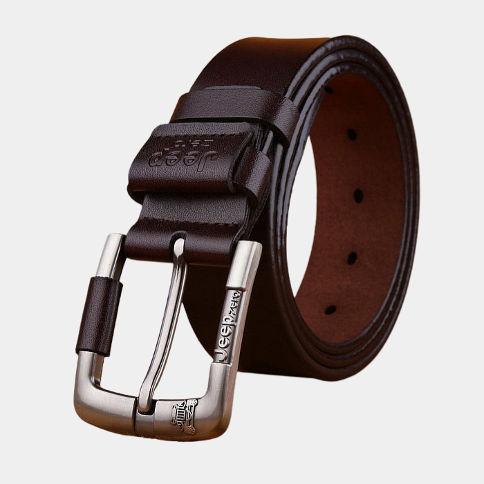 Cinto Masculino JEEP de Couro com Gravação